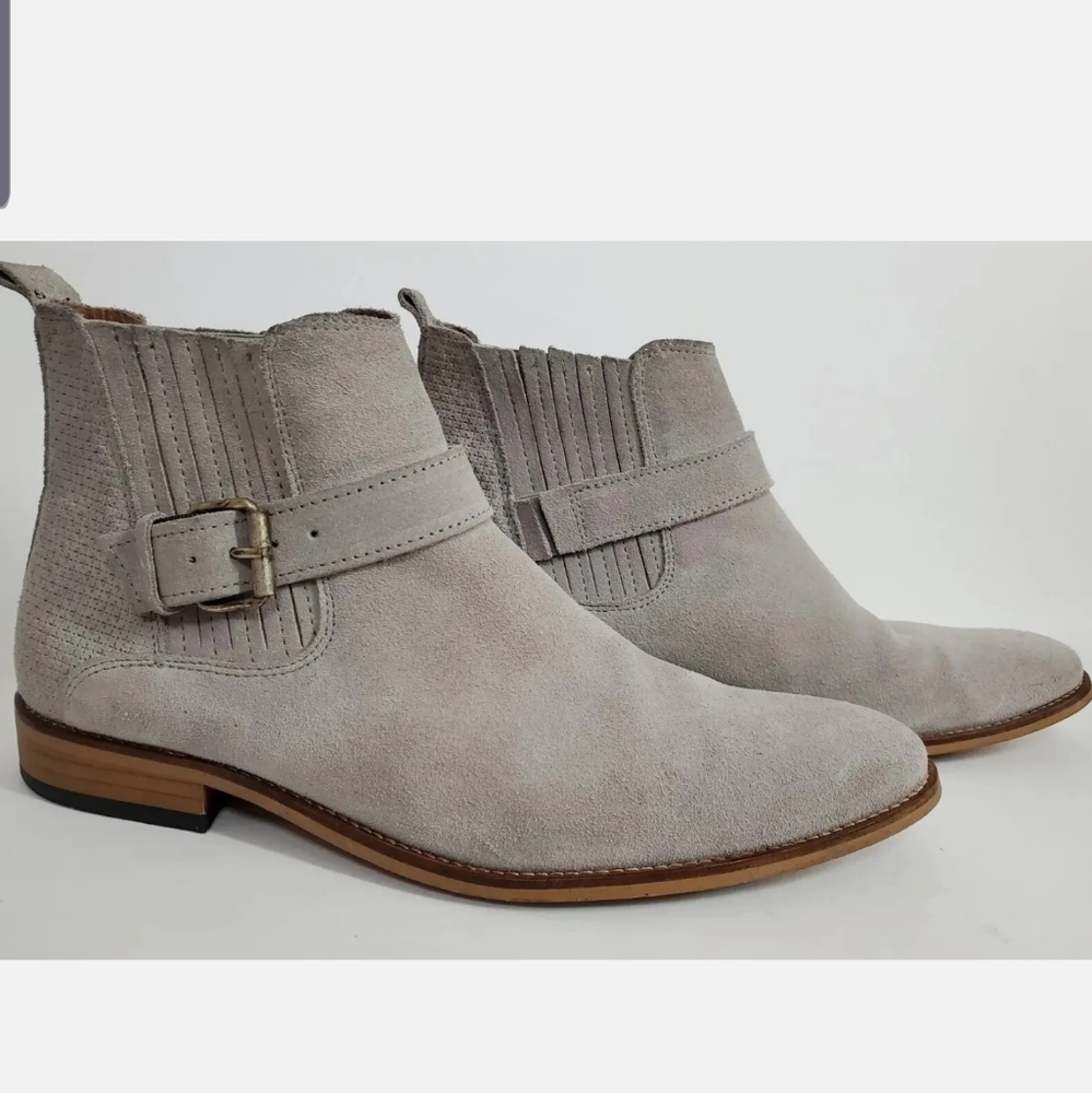 MENS ANKLE CHELSEA BOOTS. HOUSE OF HOUNDS Suede Buckle Boots  sz9 Portugal